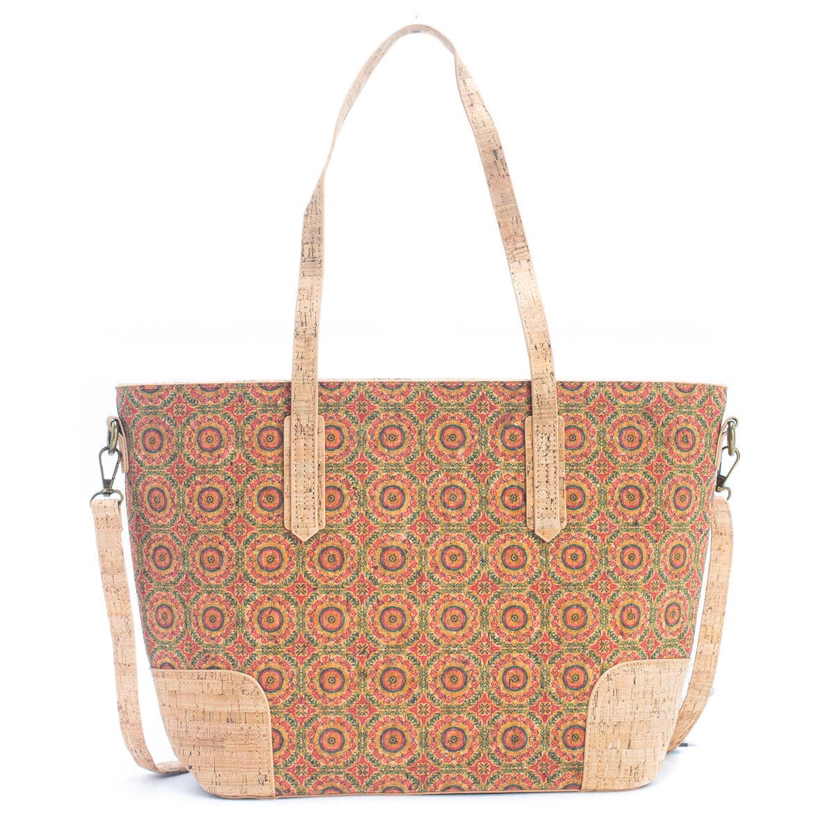 Natural Cork with summer Design: Women's Tote Bag BAGF-022