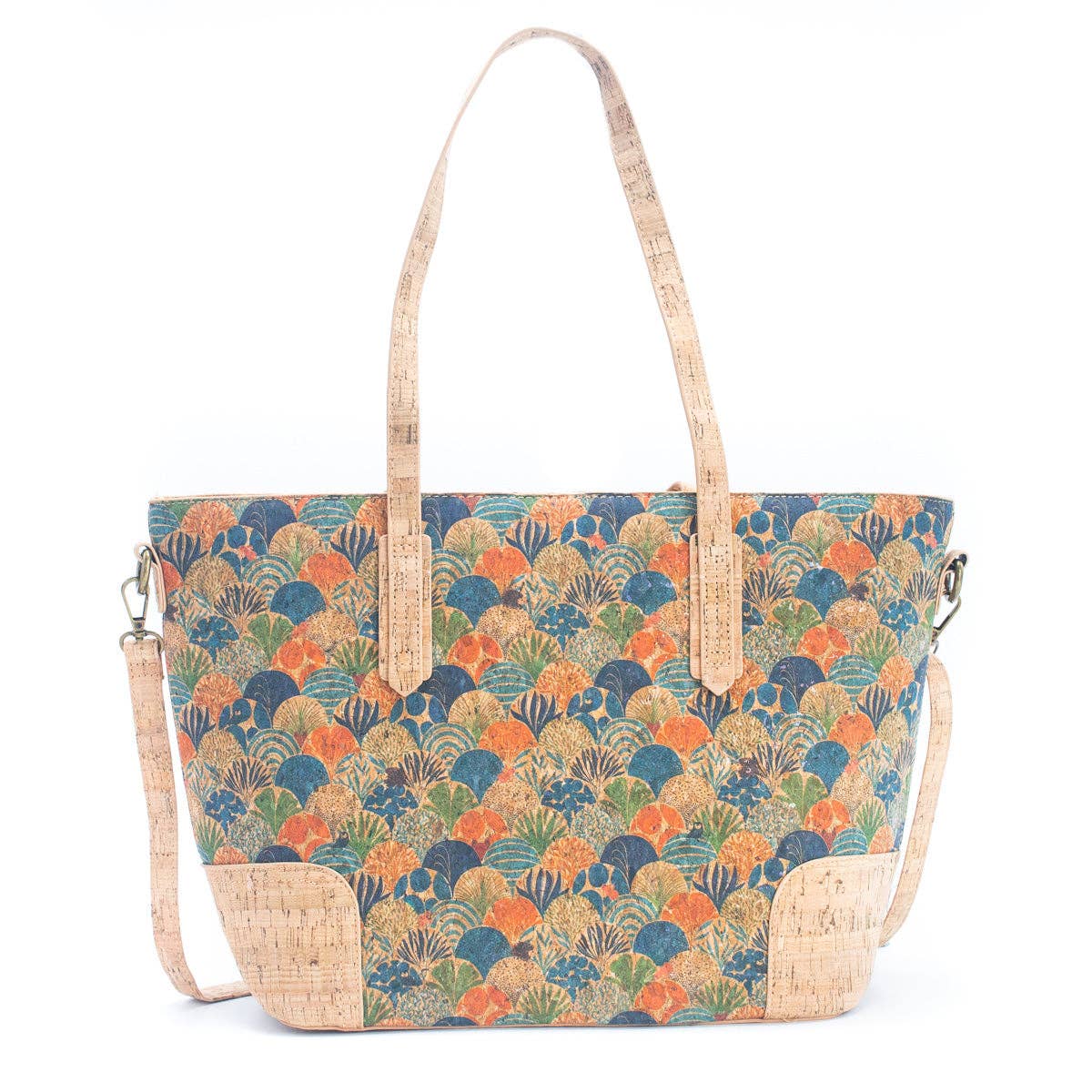 Natural Cork with summer Design: Women's Tote Bag BAGF-022