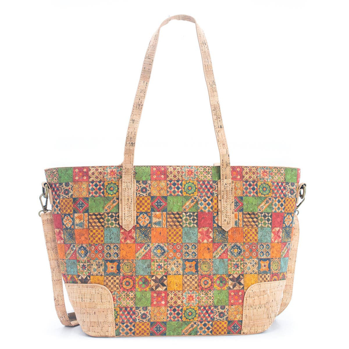 Natural Cork with summer Design: Women's Tote Bag BAGF-022