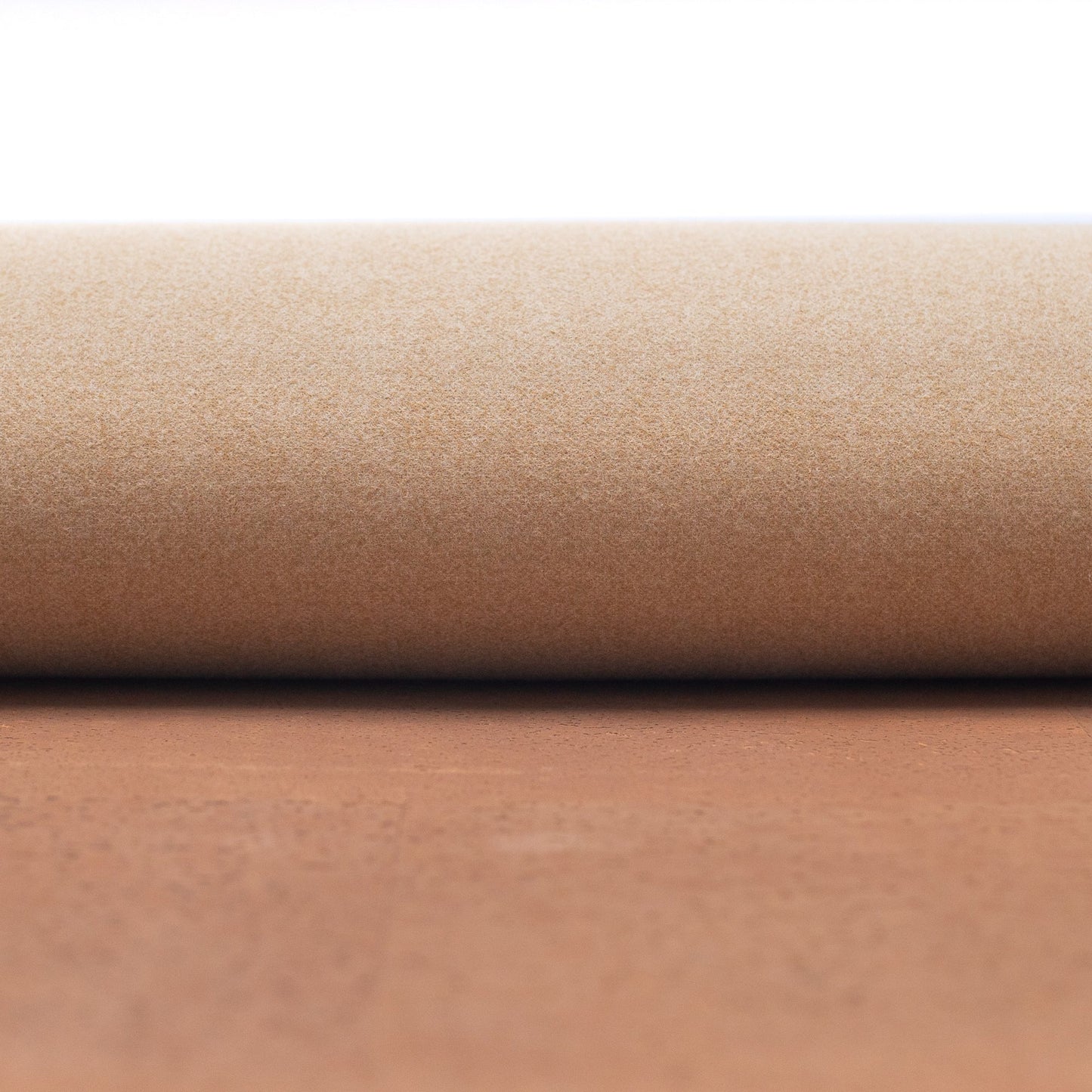Burlywood brown cork textile sheet portuguese cork fabric COF-439