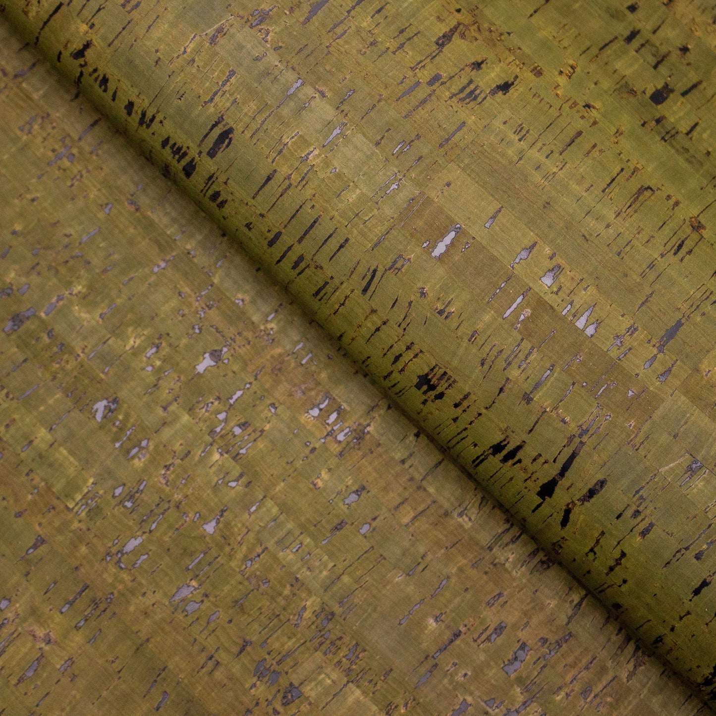 Green Portuguese Cork Fabric Rustic COF-200