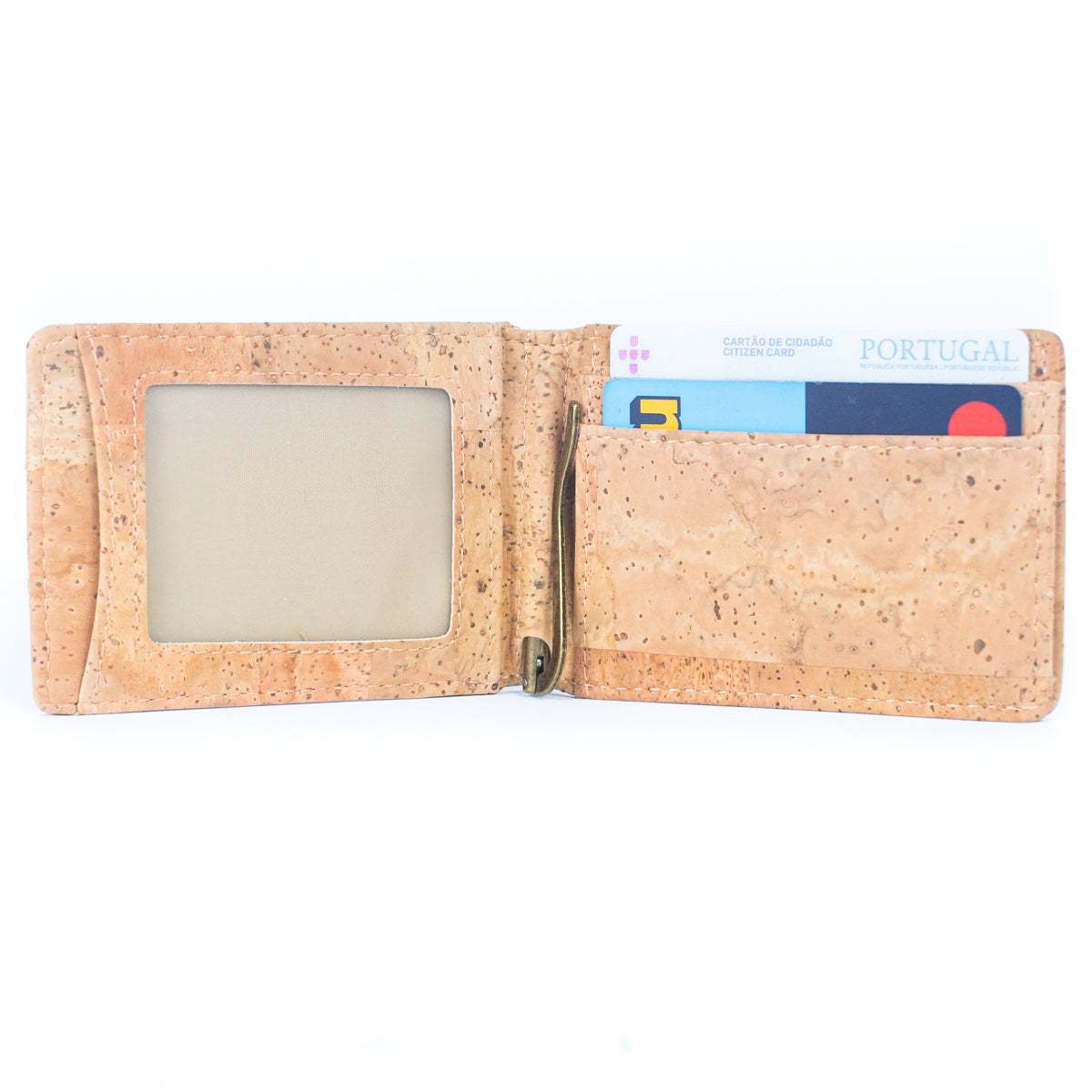Cork Wallet Minimalist with Money Clip RFID Blocking Bifold BAG-2276