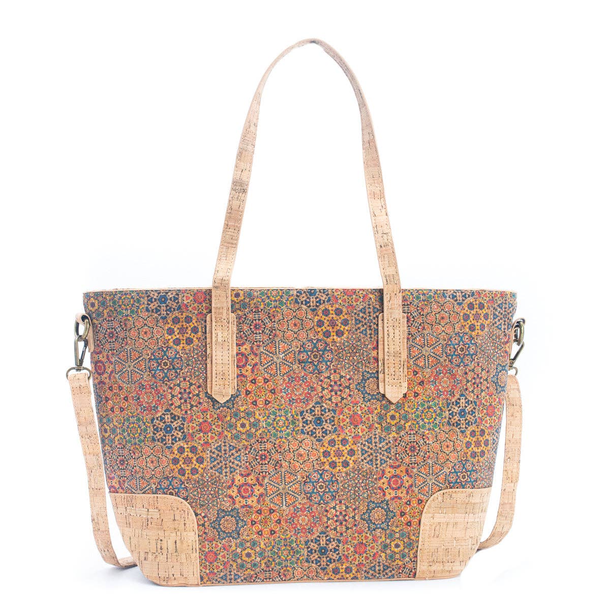 Natural Cork with summer Design: Women's Tote Bag BAGF-022