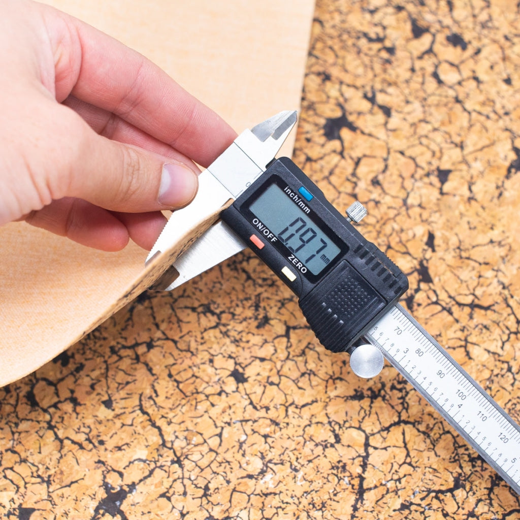 Black Crackle Effect Pattern Cork Fabric COF-360-A