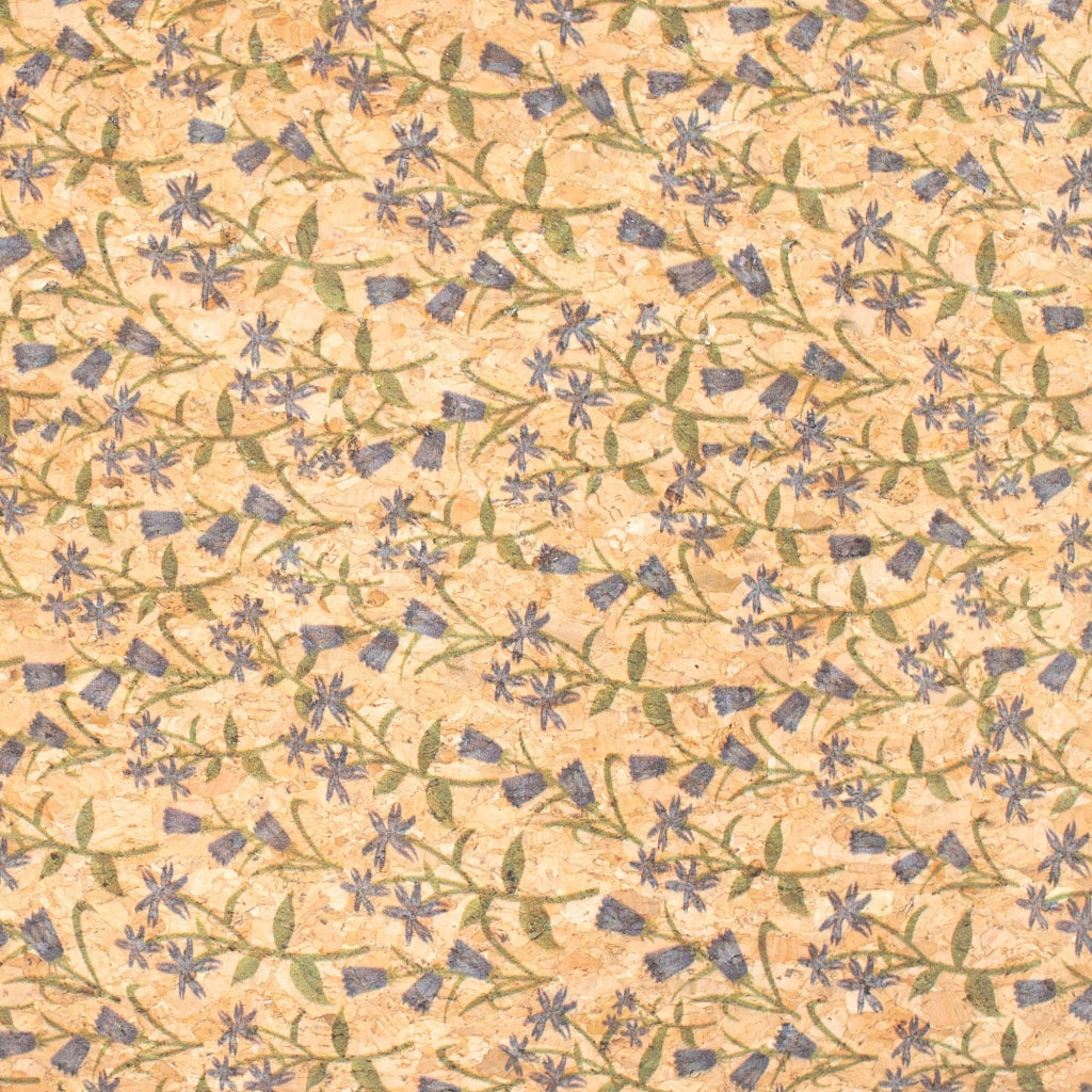 Flowers Cork Fabric COF-172-B