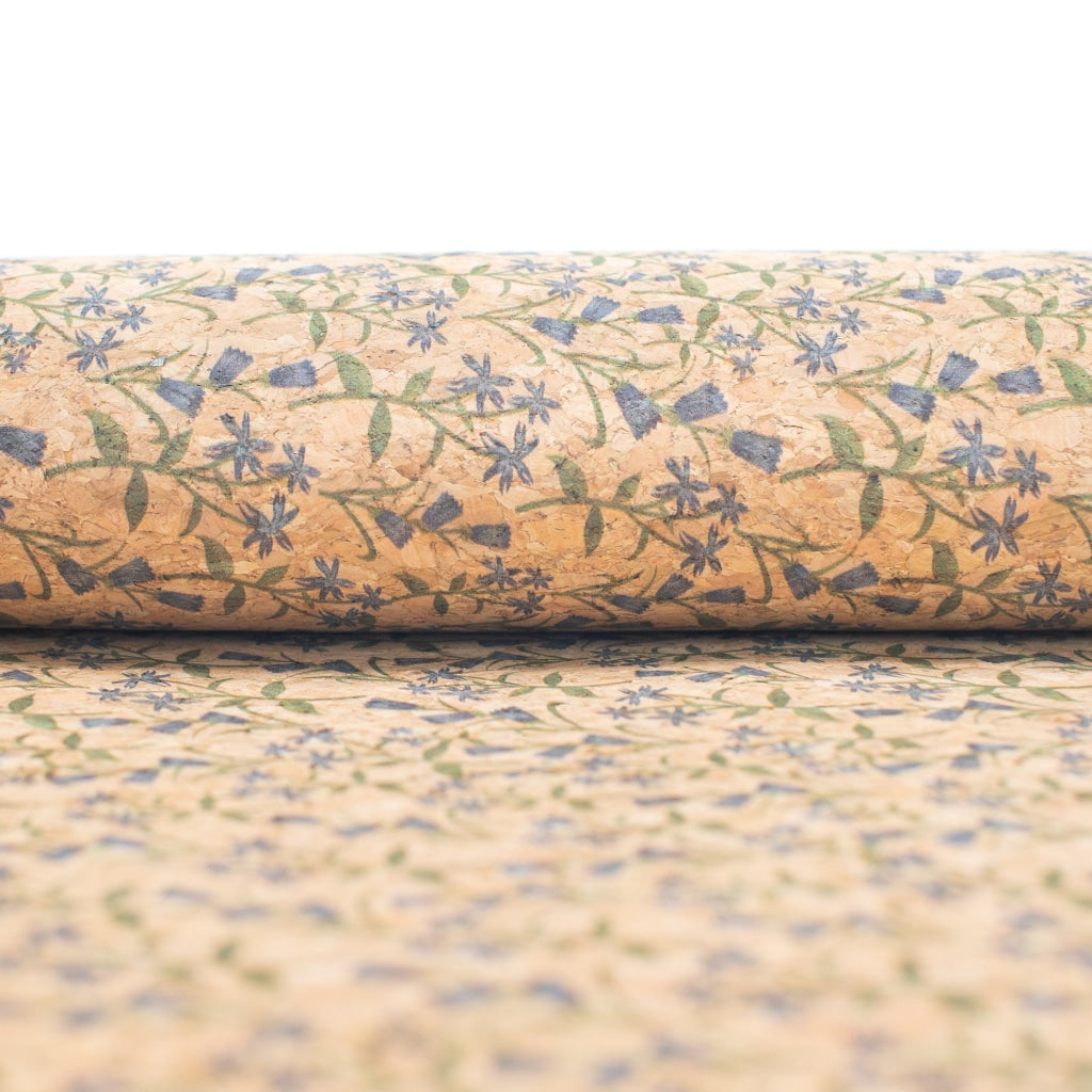 Flowers Cork Fabric COF-172-B