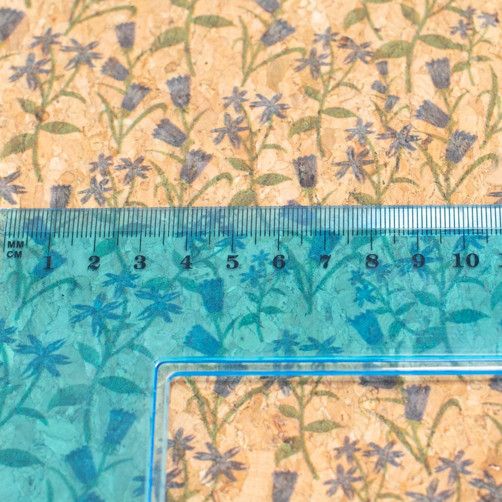 Flowers Cork Fabric COF-172-B