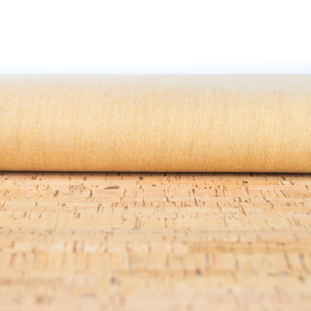 Rustic cork fabric with silver flecks COF-470