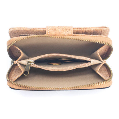 Cork Trifold Geometric Vegan women Wallet BAG-2243