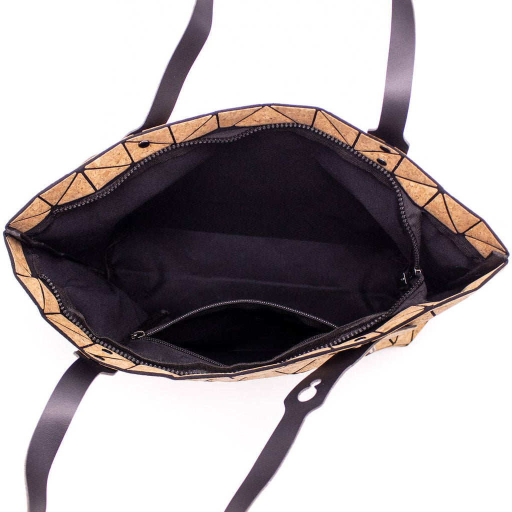 Geometric Cork Tote  BAG-2025