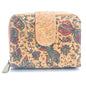 Natural Cork Printed Women's Short Card Wallet BAG-2238