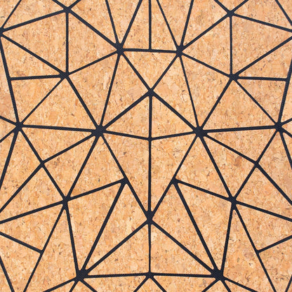 Geometric Drawstring  cork Backpack Sports BAG-2065