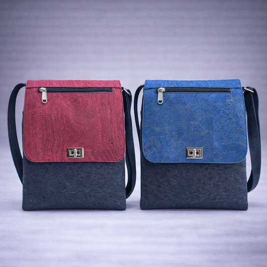 Flip-Lock Dual Tone Cork Sling BAGP-228