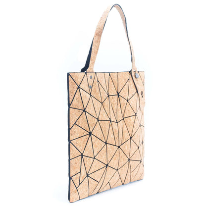 Natural cork Geometric women Cork Tote  BAG-2209