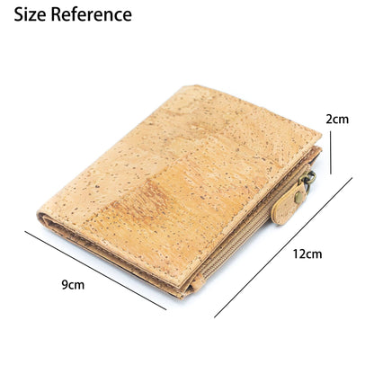 Classic Brown Cork Bifold wallet- BAG-2072