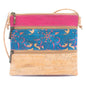 Cork Pattern stitching ladies cork crossbody bag BAGP-206