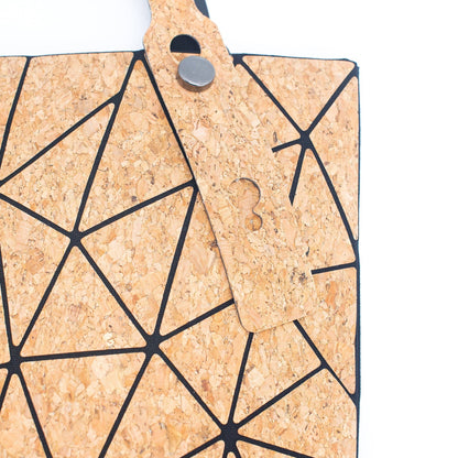 Natural cork Geometric women Cork Tote  BAG-2209