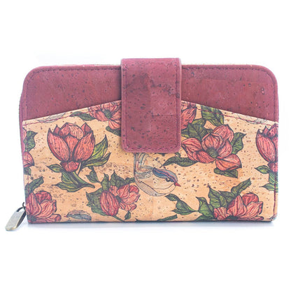 Natural Cork Printed Cardholder Wallet for Women BAG-2247