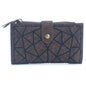 Geometric shape all cork material Ladies Buckle Card Holder Wallet Purse BAG-2244