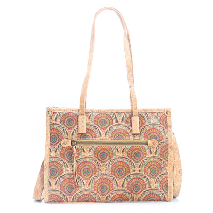 Natural Cork Women's Tote Bag with Shoulder Strap summer BAG-019
