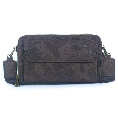 Stylish Front Pocket Cork Crossbody Wallet & Mobile Phone Bag BAG-2271