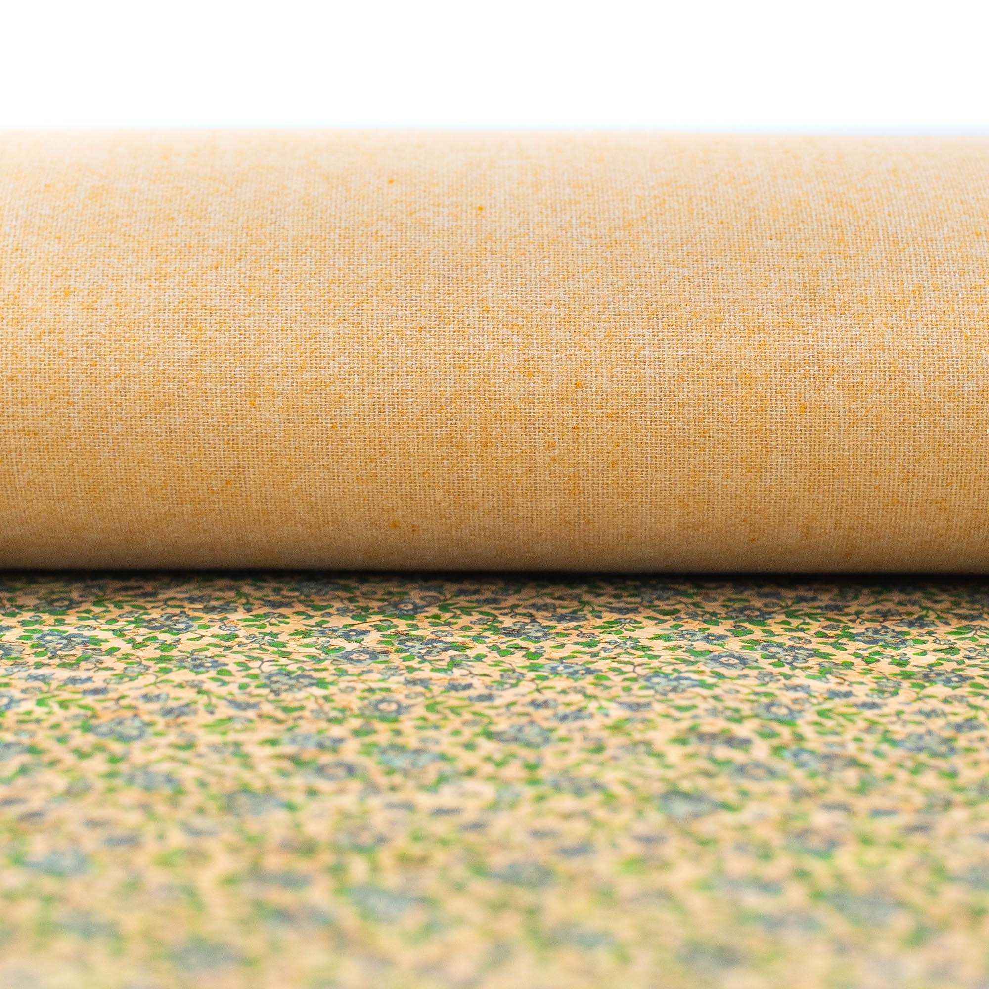 BLUE rustic Cork Fabric-COF-318