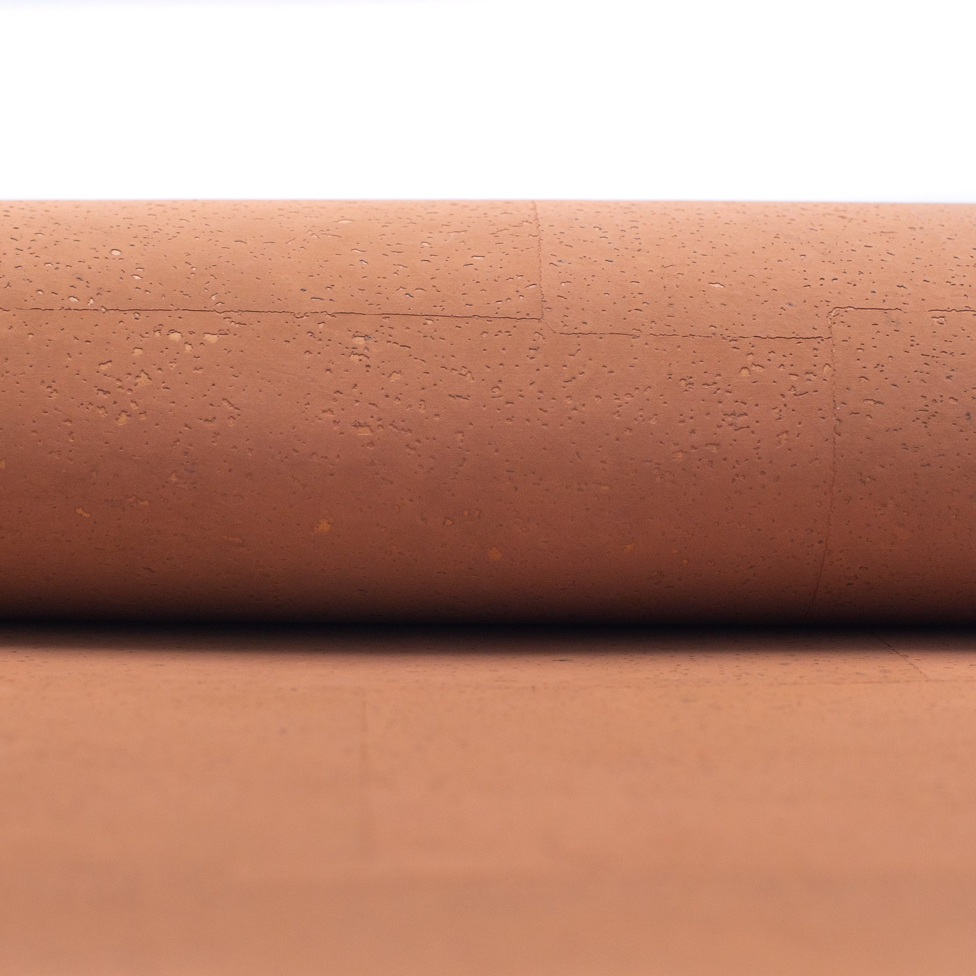 Chocolate light brown cork textile sheet portuguese cork fabric COF-437