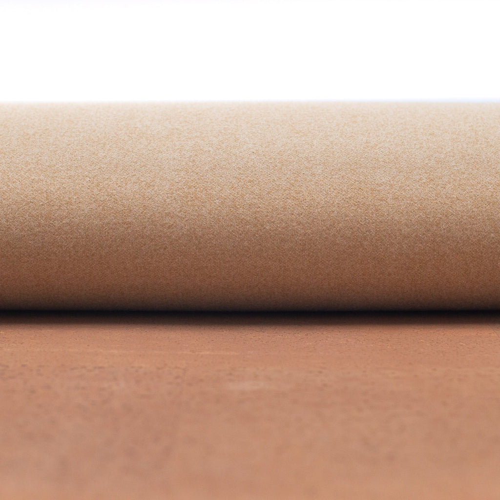 Burlywood brown cork textile sheet portuguese cork fabric COF-439