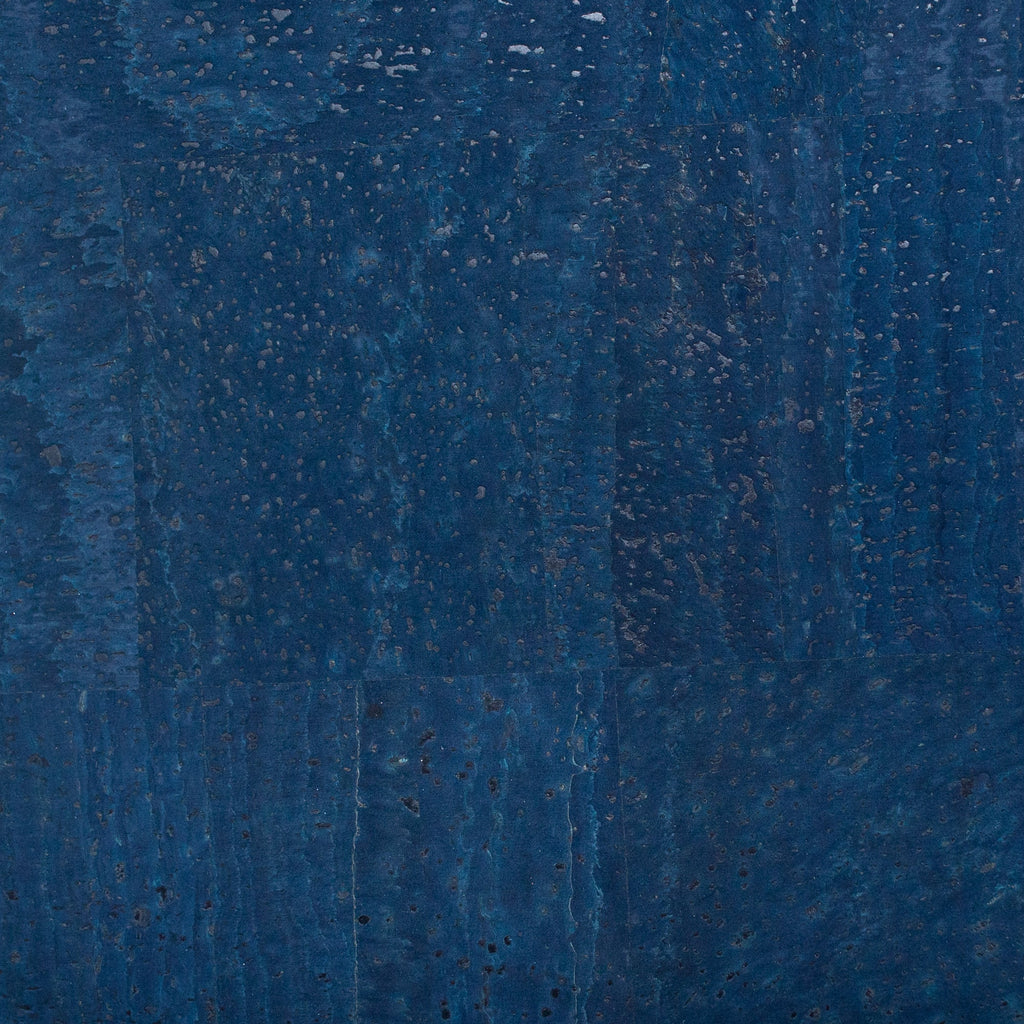 Premium Solid Blue Cork Fabric COF-128