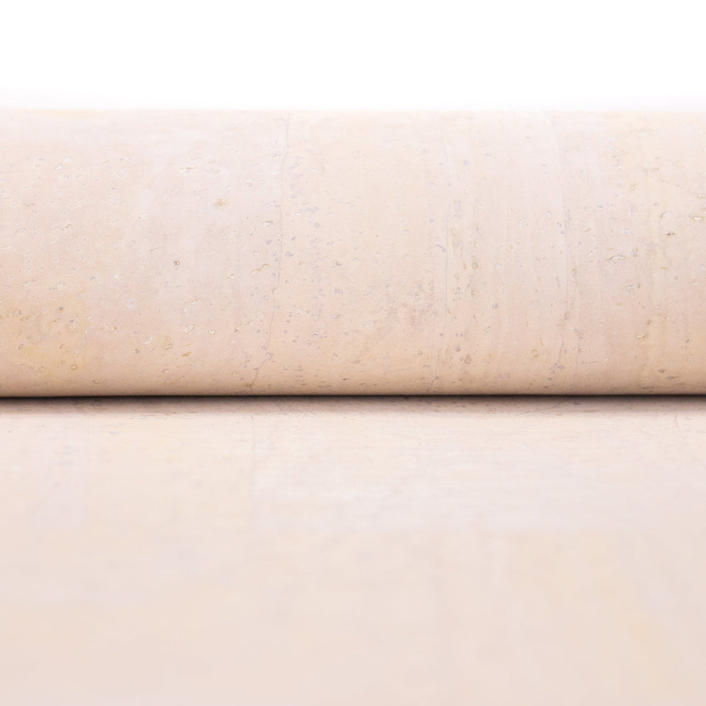 Premium Solid White Cork Fabric COF-127