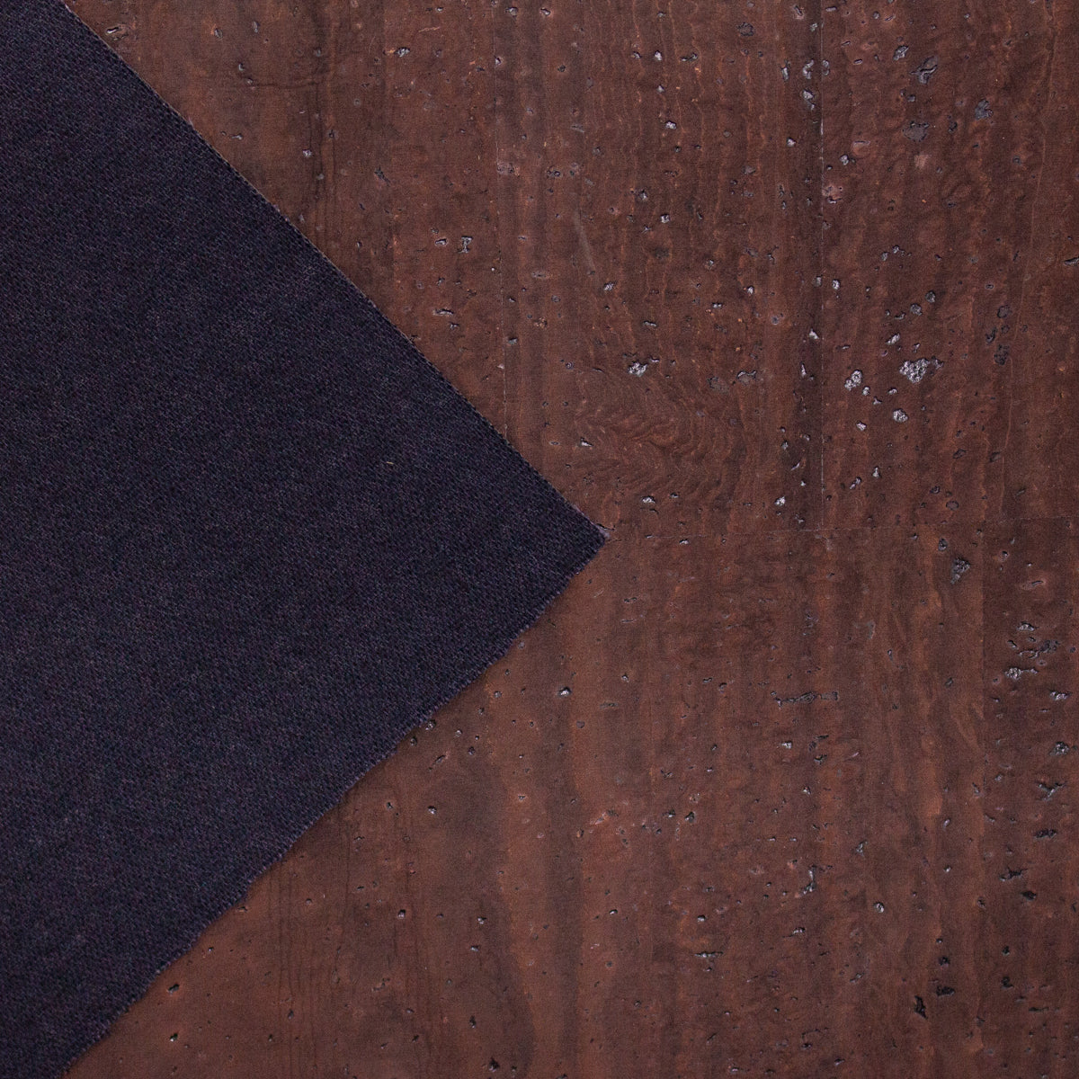 Premium Solid Marron Cork Fabric COF-12