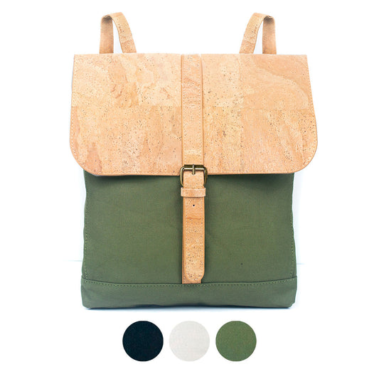 Cork and Canvas Fusion Laptop Commuter Backpack for Laptops Up to 15 Inches BAG-2287