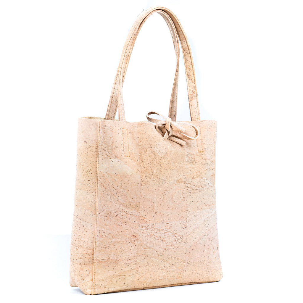 Natural Cork Minimalist Style Ladies' Tote Bag BAGP-250