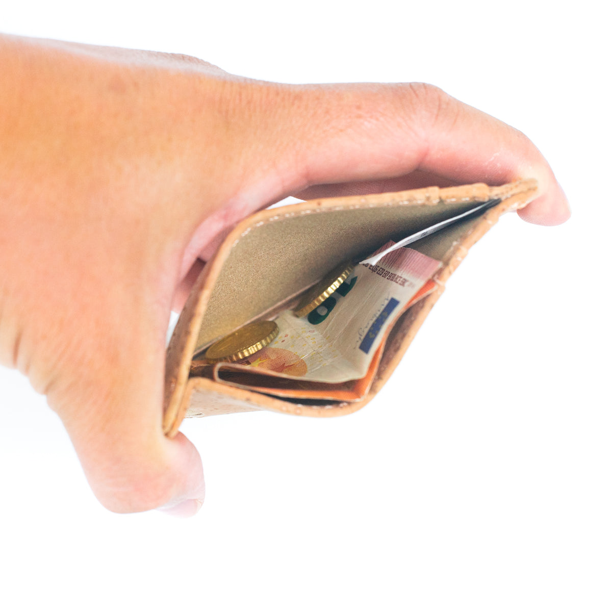 Men's RFID-Blocking Cork Card slim Wallets BAG-2275