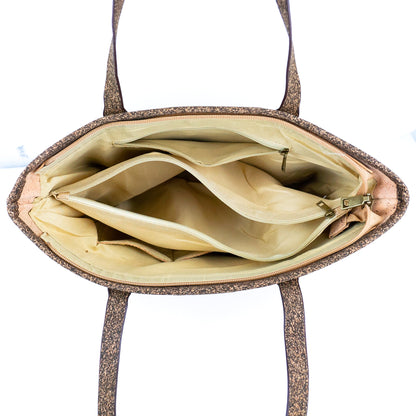 Natural Cork Women's Tote Bag - Spacious, Minimalist, and Sustainable BAG-2313