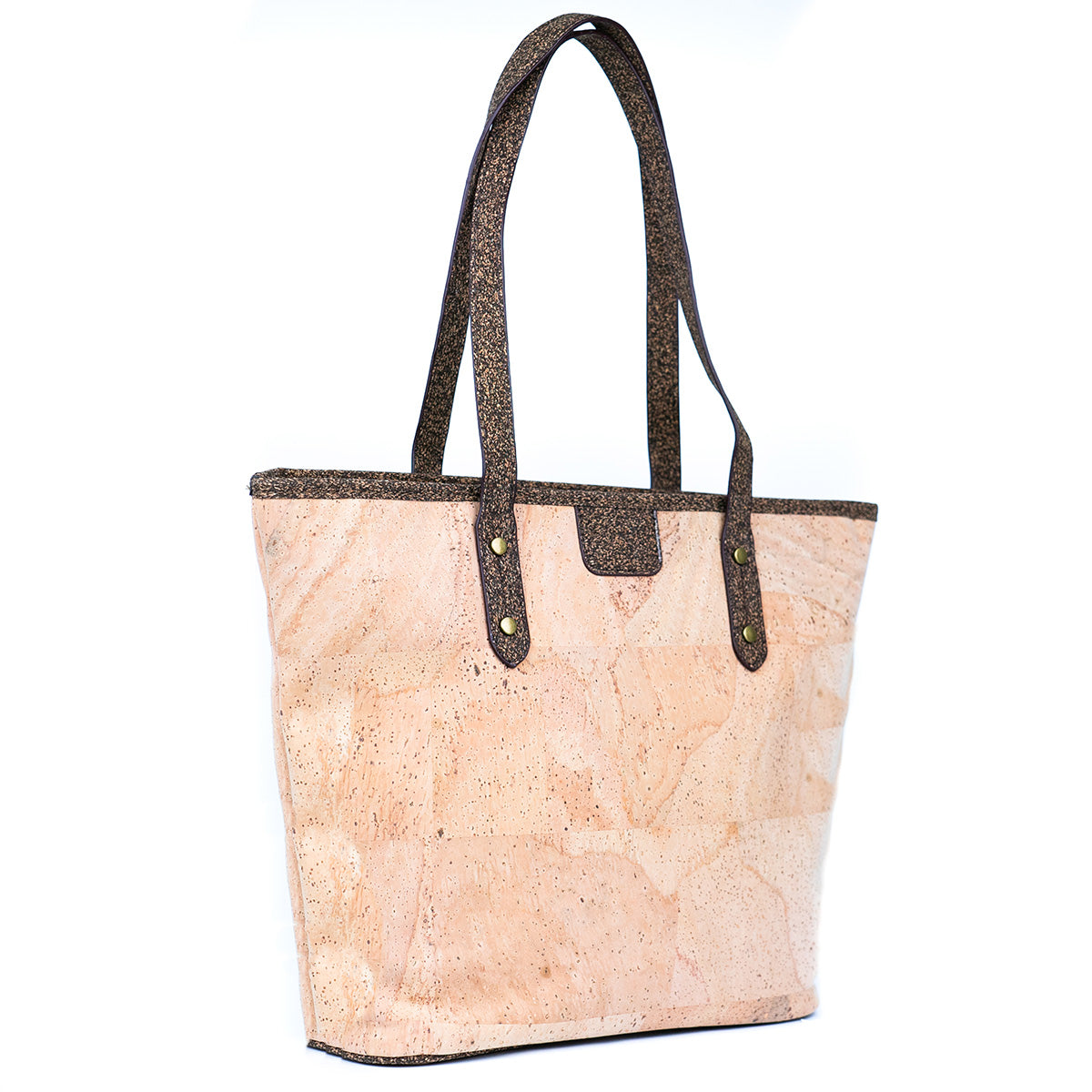 Natural Cork Women's Tote Bag - Spacious, Minimalist, and Sustainable BAG-2313