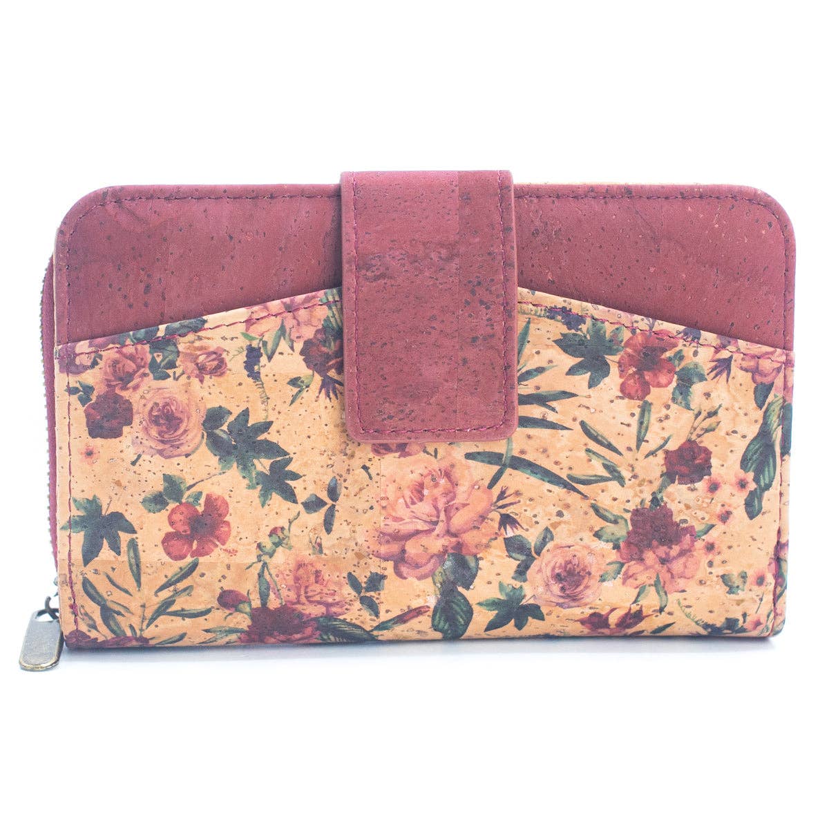 Natural Cork Printed Cardholder Wallet for Women BAG-2247