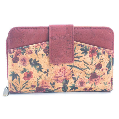 Natural Cork Printed Cardholder Wallet for Women BAG-2247