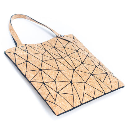 Natural cork Geometric women Cork Tote  BAG-2209