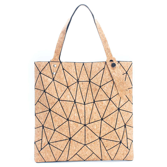 Natural cork Geometric women Cork Tote  BAG-2209