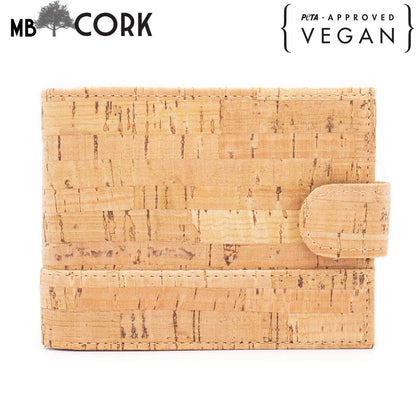 Natural rustic cork wallet for men BAG-2232