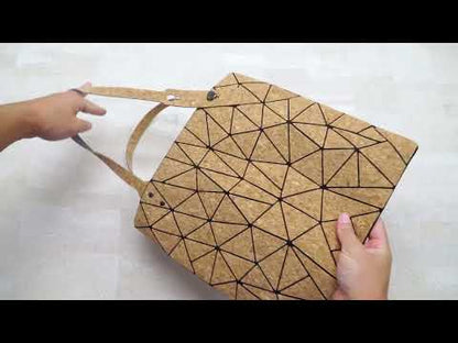 Natural cork Geometric women Cork Tote  BAG-2209