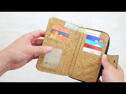 Natural Cork Printed Cardholder Wallet for Women BAG-2247