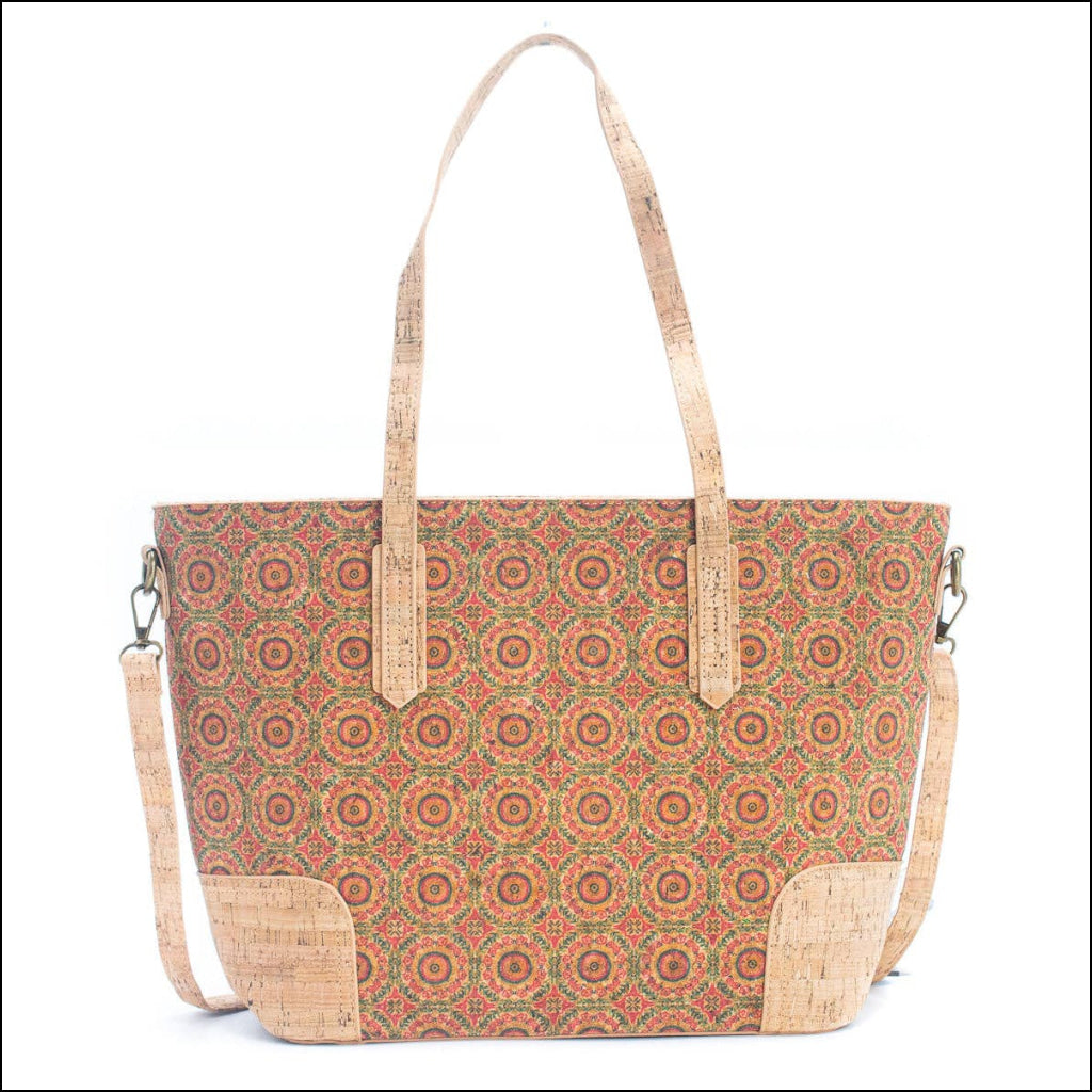 Natural Cork with summer Design: Women's Tote Bag BAGF-022