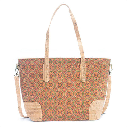 Natural Cork with summer Design: Women's Tote Bag BAGF-022