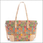 Natural Cork with summer Design: Women's Tote Bag BAGF-022