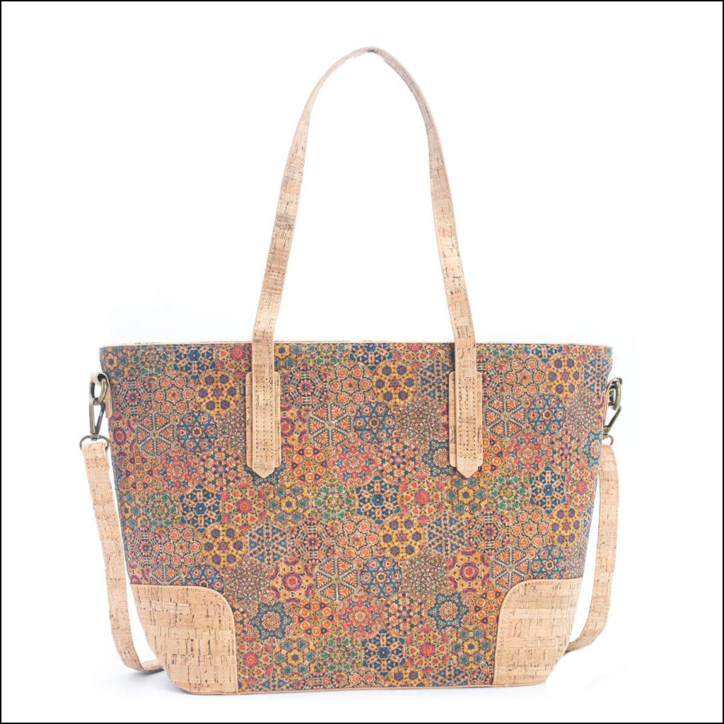 Natural Cork with summer Design: Women's Tote Bag BAGF-022