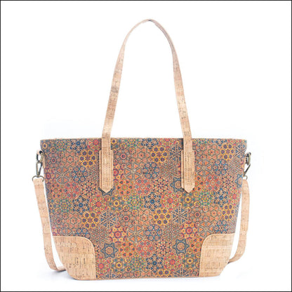 Natural Cork with summer Design: Women's Tote Bag BAGF-022