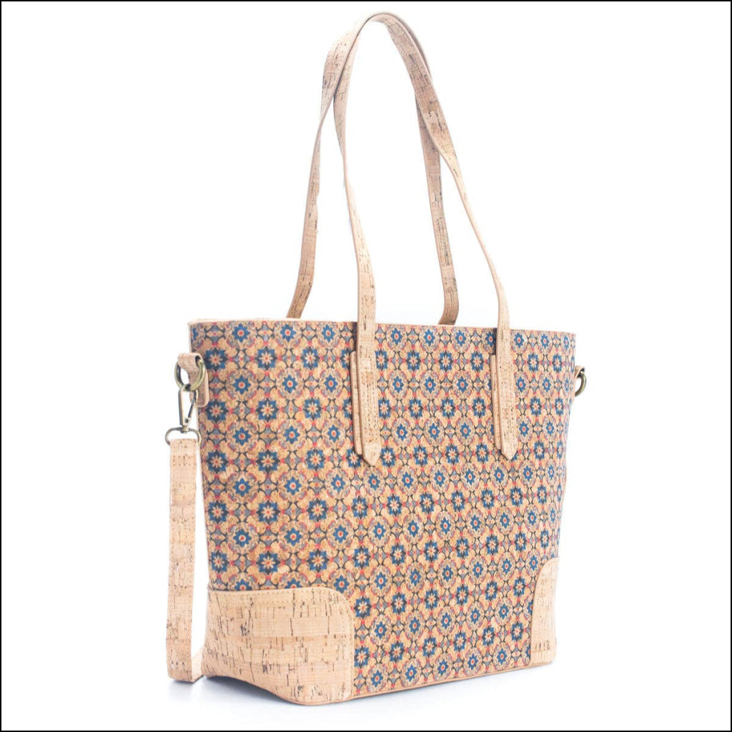 Natural Cork with summer Design: Women's Tote Bag BAGF-022