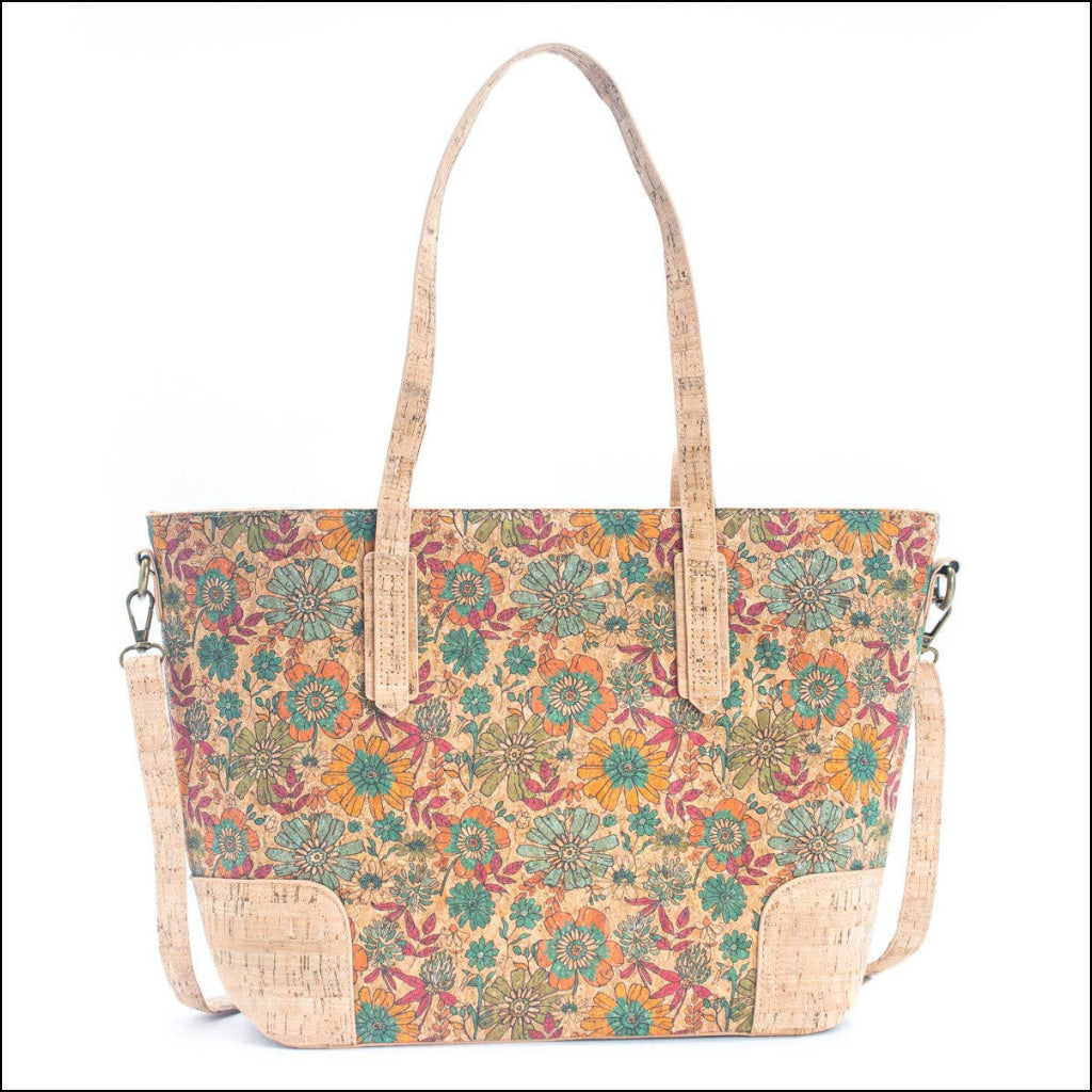 Natural Cork with summer Design: Women's Tote Bag BAGF-022